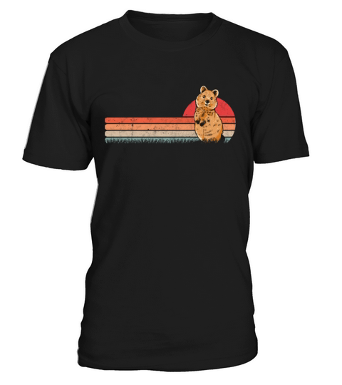 Quokka Vintage Short-tailed Kangaroo Retro T-Shirt Unisex