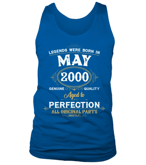 Legends Were Born In May 1987 Tank Top Unisex