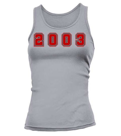 2003 Year Number Tank top Woman