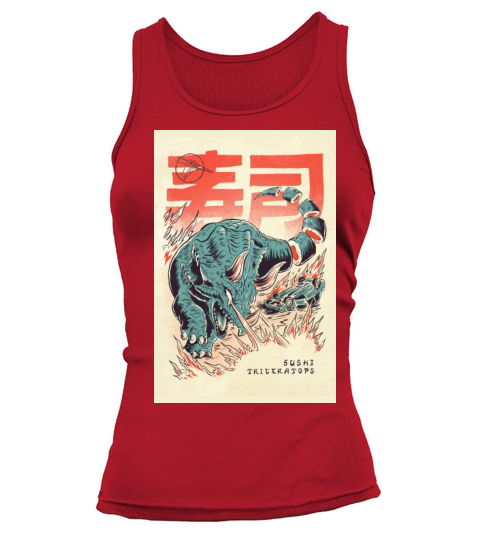 Dinosaur Animal Sushi Tank top Woman