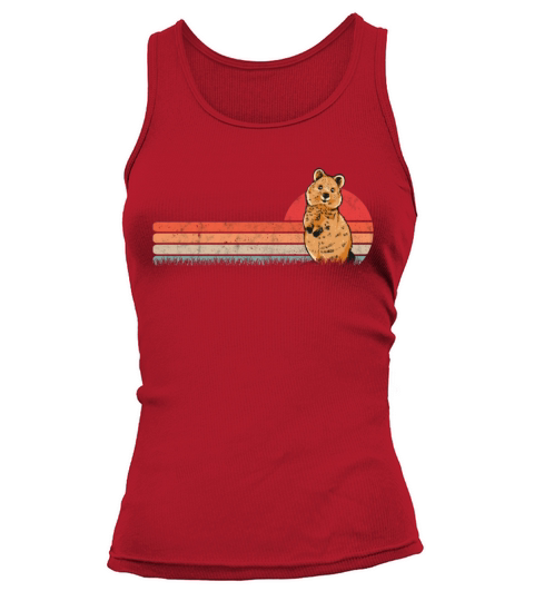 Quokka Vintage Short-tailed Kangaroo Retro Tank top Woman