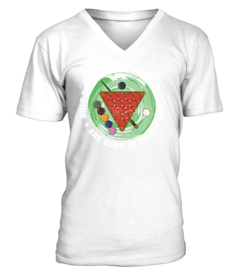 Snooker born in 2016 Vintage Birthday Snooker-game V-Neck T-shirt