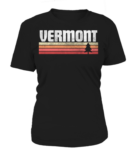 Vermont Home Retro Style Vintage State Gift Women's T-Shirt