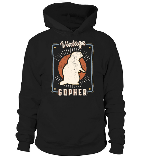 Gopher Whisperer Vintage Classic Retro Animal Love Hoodie Unisex