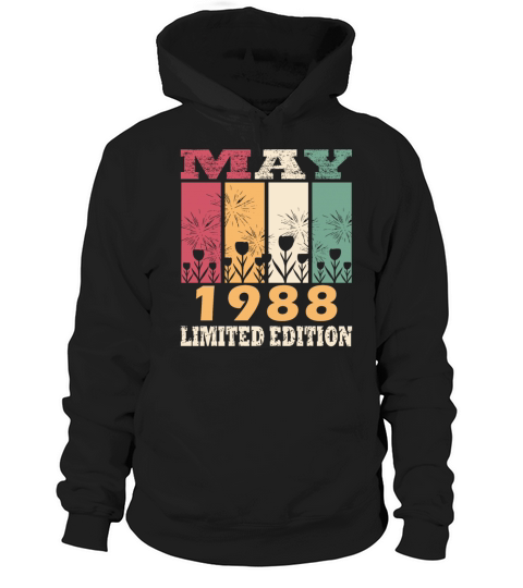 May 1988 vintage vintage birthday gift Hoodie Unisex