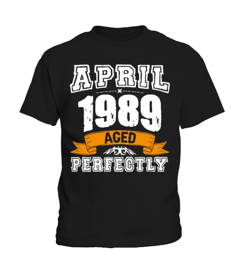 April 1989 Vintage Birthday Present Kids T-Shirt