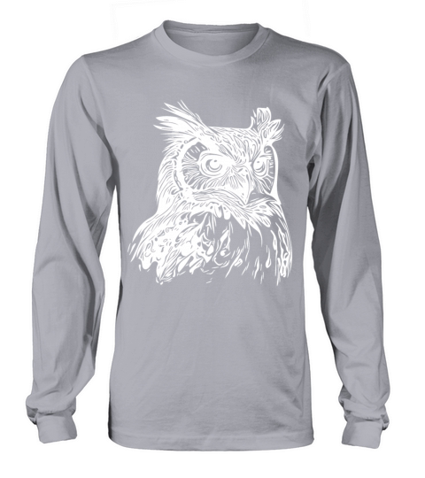 Elegant Vintage Forest Owl Long sleeved Unisex