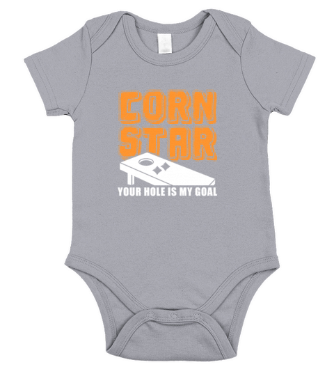 Corn Star Your Hole Is My Goal Short Sleeve Baby One-Piece