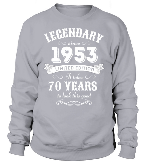 70th Birthday Vintage 1953 Sweatshirt Unisex
