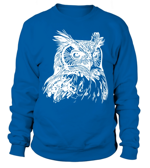 Elegant Vintage Forest Owl Sweatshirt Unisex