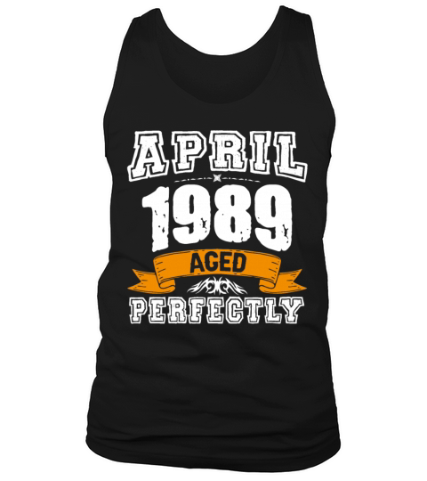 April 1989 Vintage Birthday Present Tank Top Unisex