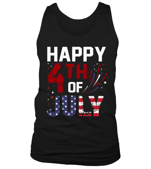 Happy 4th Of July Graphic Tank Top Unisex