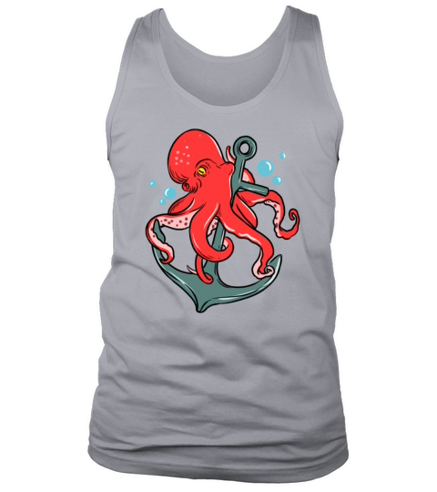 Octopus Anchor for Octopus Lover Tank Top Unisex