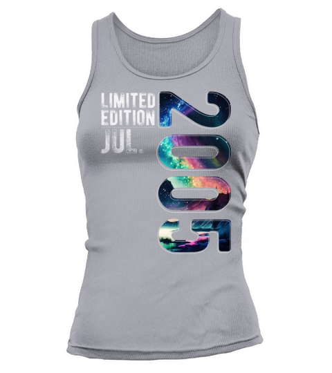 Limited Edition 2005 July Birthday Polar Lights Tank top Woman