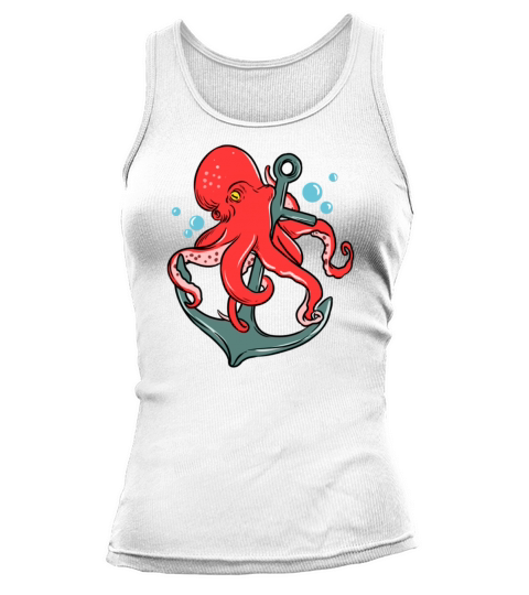Octopus Anchor for Octopus Lover Tank top Woman