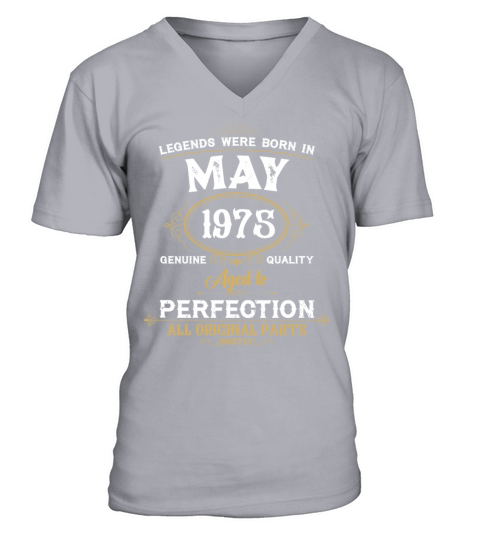 Legends Were Born In May 1962 V-Neck T-shirt