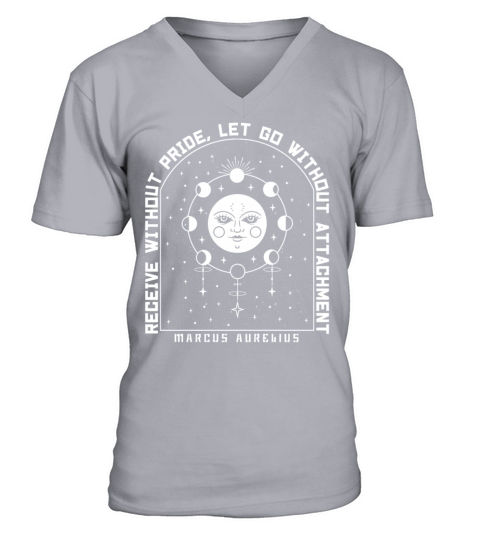 Marcus Aurelius Stoic Philosopher Quote Occult Wit V-Neck T-shirt