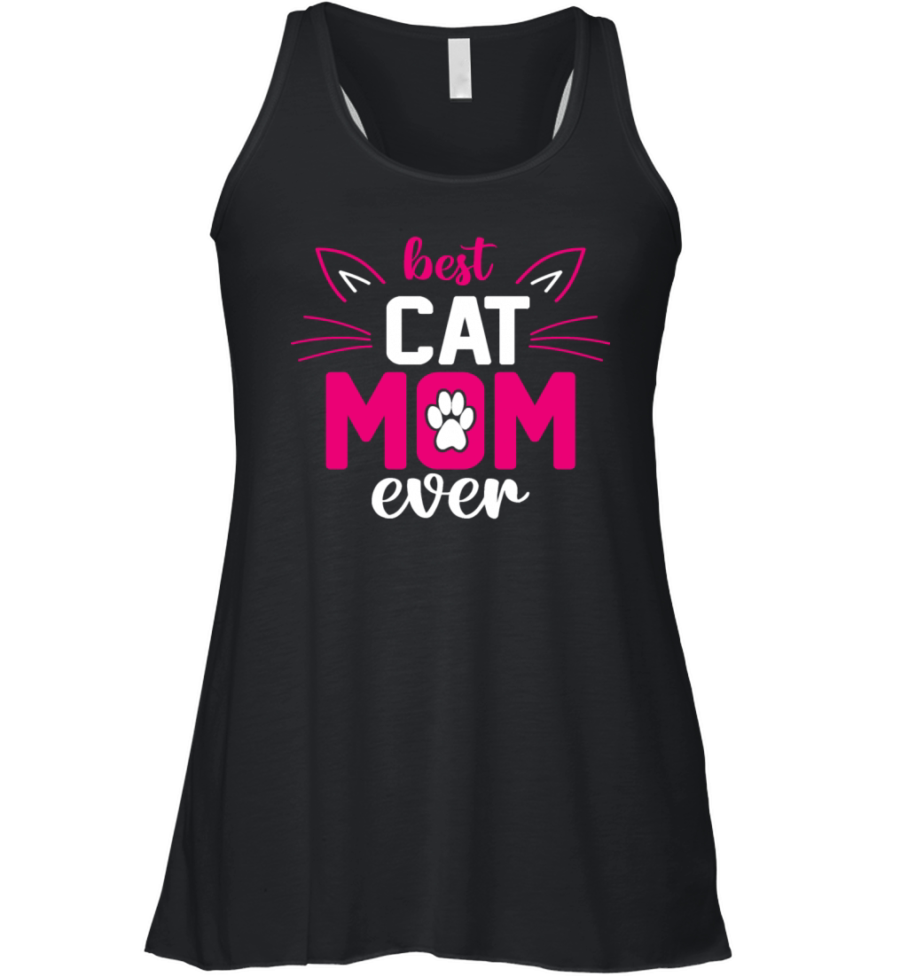 Best Cat Mom Ever Mothers day Women's Flowy Tank Top
