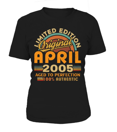 2005 April Vintage Born in 2005 April Gift Women's T-Shirt