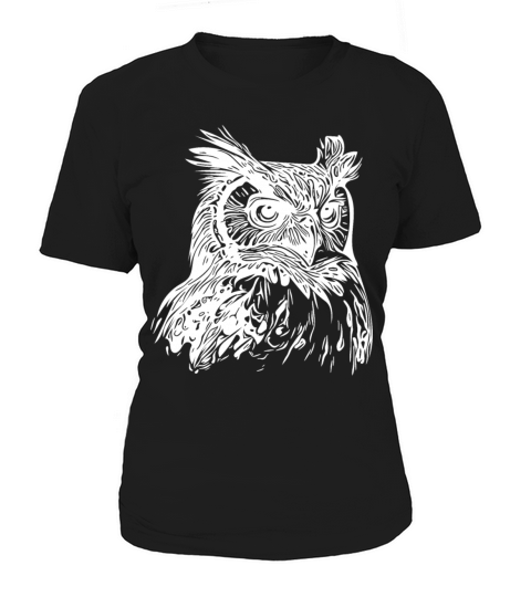 Elegant Vintage Forest Owl Women's T-Shirt