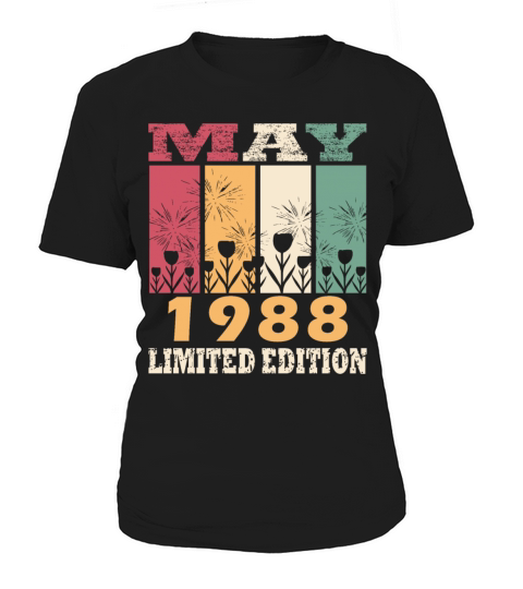 May 1988 vintage vintage birthday gift Women's T-Shirt