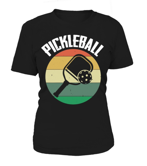 Vintage Funny Pickleball Player Pickle Ball Gift Women's T-Shirt