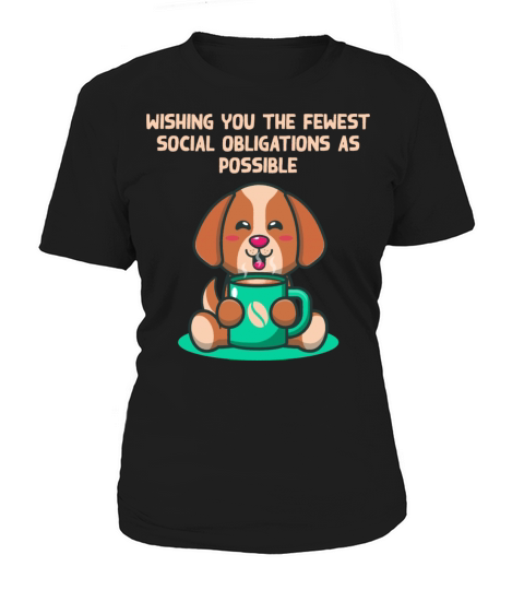 Wishing Fewest Social Obligations Introvert Birthd Women's T-Shirt