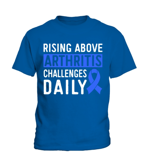 Rising Above Arthritis Challenges Daily Awareness Kids T-Shirt