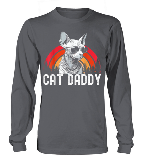 Cat Daddy Vintage Cat Long sleeved Unisex