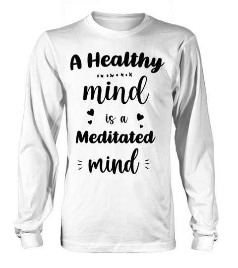 Mental Health Yoga Meditation Awareness Month Long sleeved Unisex