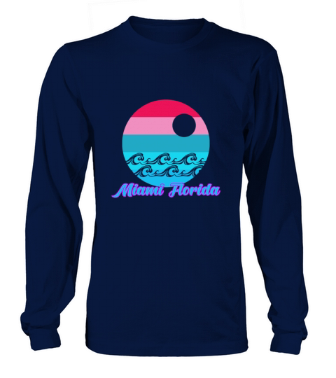 Miami Beach Palm Long sleeved Unisex