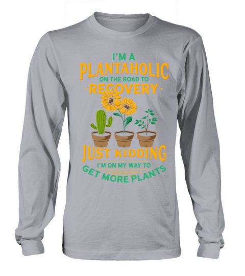 Plant Clay Pot Garden Florist Motif Long sleeved Unisex