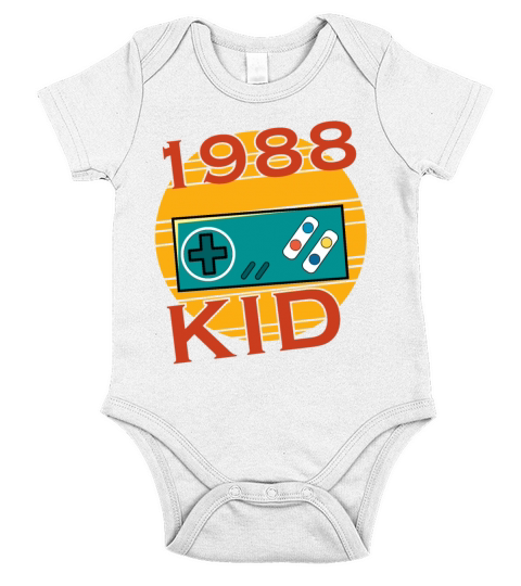1988 Birthday Awesome since Retro Short Sleeve Baby One-Piece