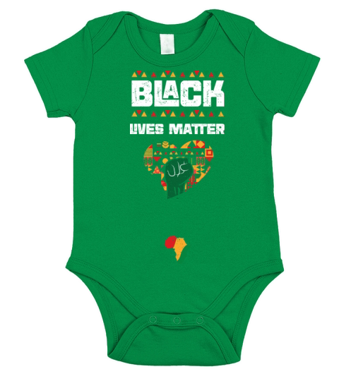 Black Lives Matter Short Sleeve Baby One-Piece