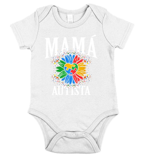 Mama Autista Short Sleeve Baby One-Piece