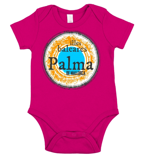 Palma de Mallorca Short Sleeve Baby One-Piece