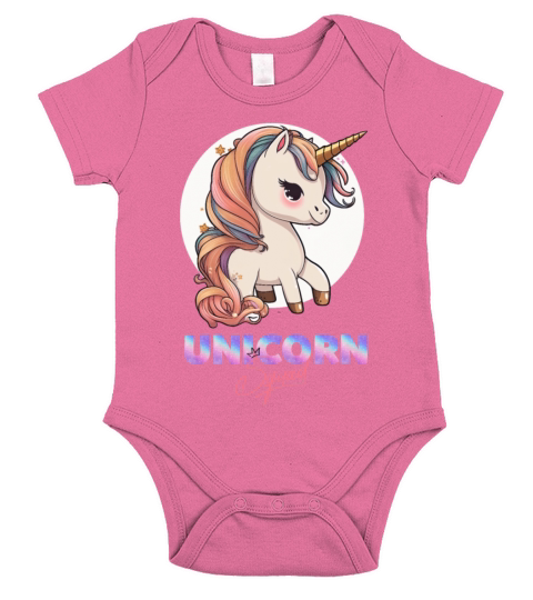 Unicorn Squad Short Sleeve Baby One-Piece