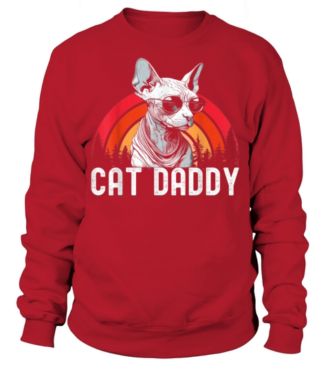 Cat Daddy Vintage Cat Sweatshirt Unisex