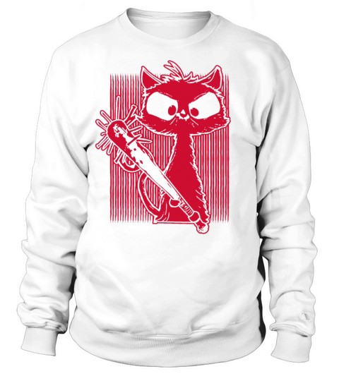 Halloween Retro Cat Vintage Cat Sweatshirt Unisex