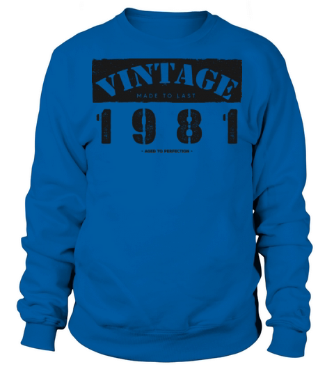 Vintage Classic 1981 42nd Birthday - 42 Years Old Sweatshirt Unisex
