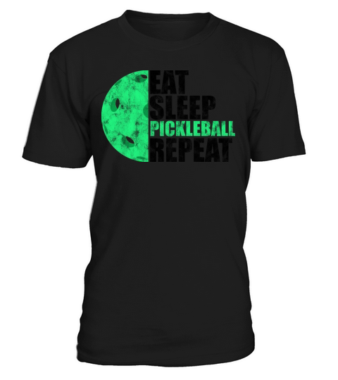 Vintage Eat Sleep Pickleball Repeat Paddle Sport T-Shirt Unisex