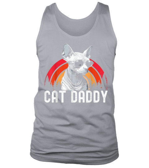 Cat Daddy Vintage Cat Tank Top Unisex