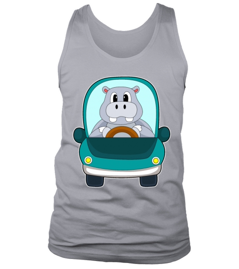 Hippo Car Tank Top Unisex
