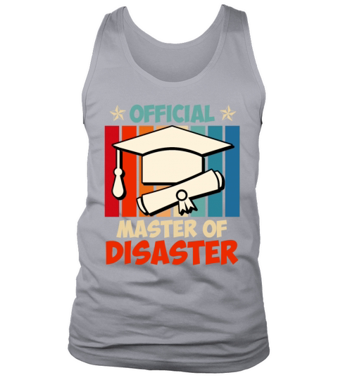 Official Master of Disaster Masters degree Tank Top Unisex