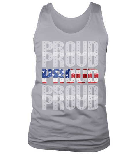 Proud 4th July Independence Day Tank Top Unisex