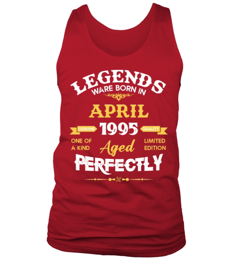 Vintage Aged To Perfection April 1995 Tank Top Unisex