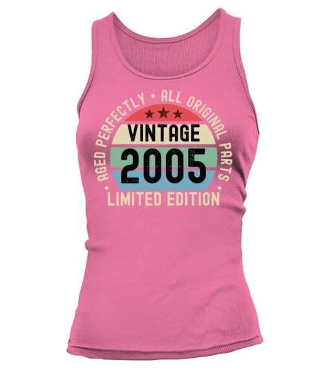 18th Birthday Vintage 2005 Tank top Woman