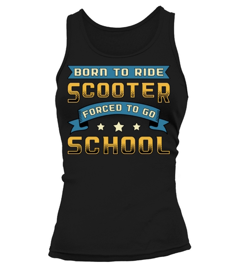 Born To Ride Scooter Driver E Scooter Vintage Tank top Woman