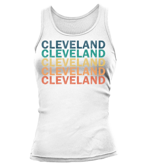 Cleveland Name T Shirt - Cleveland Vintage Retro N Tank top Woman