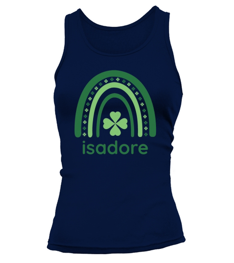 isadore Clover Charm Boho Rainbow Tank top Woman